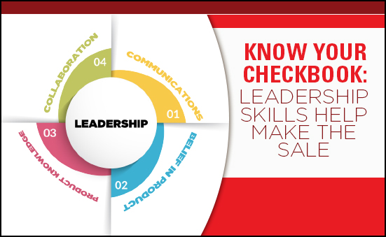 Know Your Checkbook: Leadership Skills Help Make the Sale