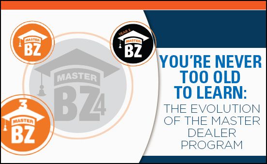 YOU’RE NEVER TOO OLD TO LEARN: THE EVOLUTION OF THE MASTER DEALER PROGRAM