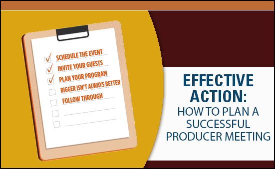 Effective Action: How to Plan a Successful Producer Meeting