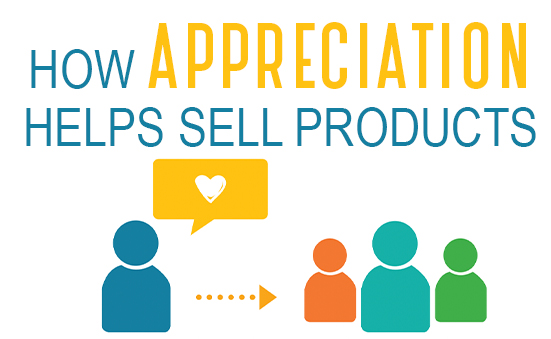 How Appreciation Helps Sell Product