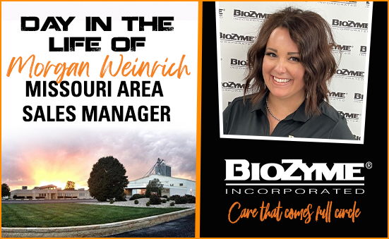 A Day in the Life of a BioZyme® Employee Morgan Weinrich