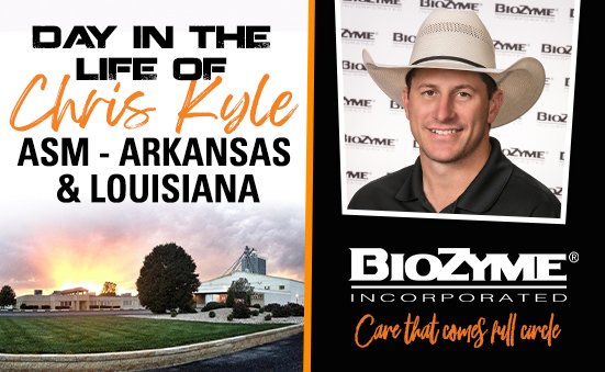 A Day in the Life of BioZyme® Employee Chris Kyle  