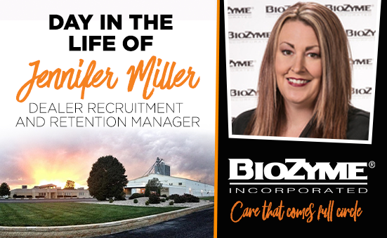 A Day in the Life of BioZyme® Employee Jennifer Miller 