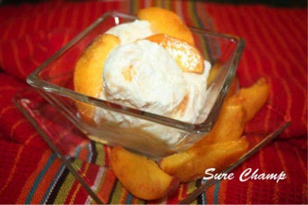 Peach Ice Cream 