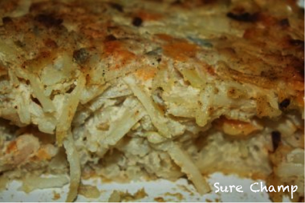 Green Chili &Cheese Hash Brown Casserole