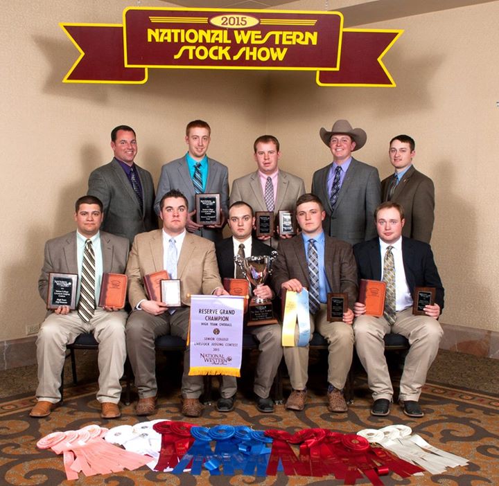 NWSS Reserve Champion Livestock Judging Team