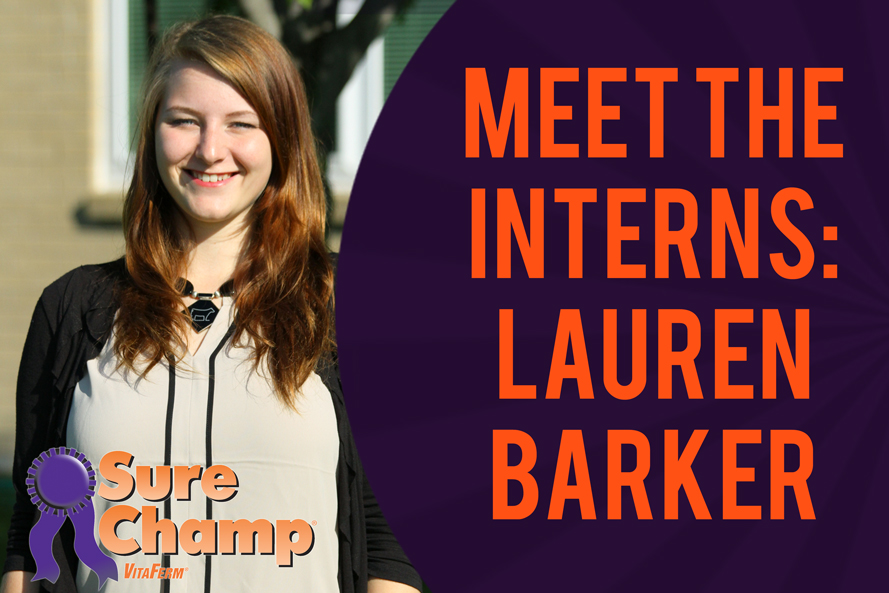 Sure Champ Interns: Lauren Barker