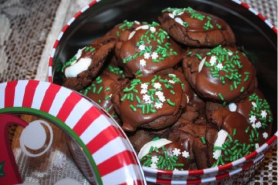hot chocolate cookies