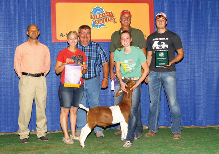 Cora Svoboda Nebraska Goat Sure Champ