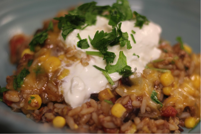 southwestern taco bowl