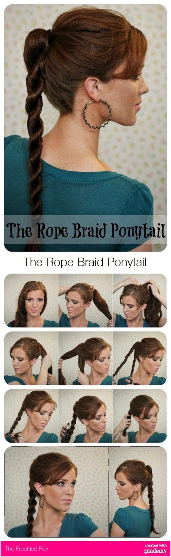 rope braid pony