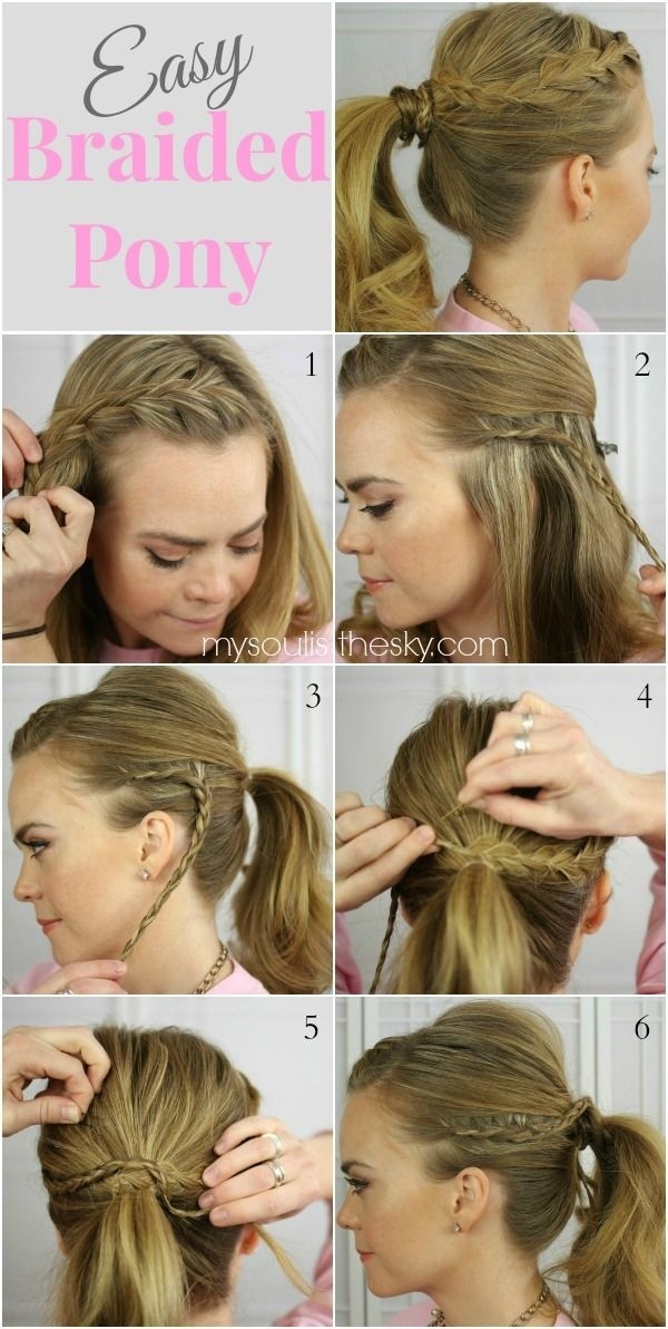 5 Easy Ways To Style Braided Ponytail Hairstyles - True Glory Hair