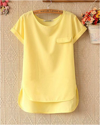 yellow summer tops