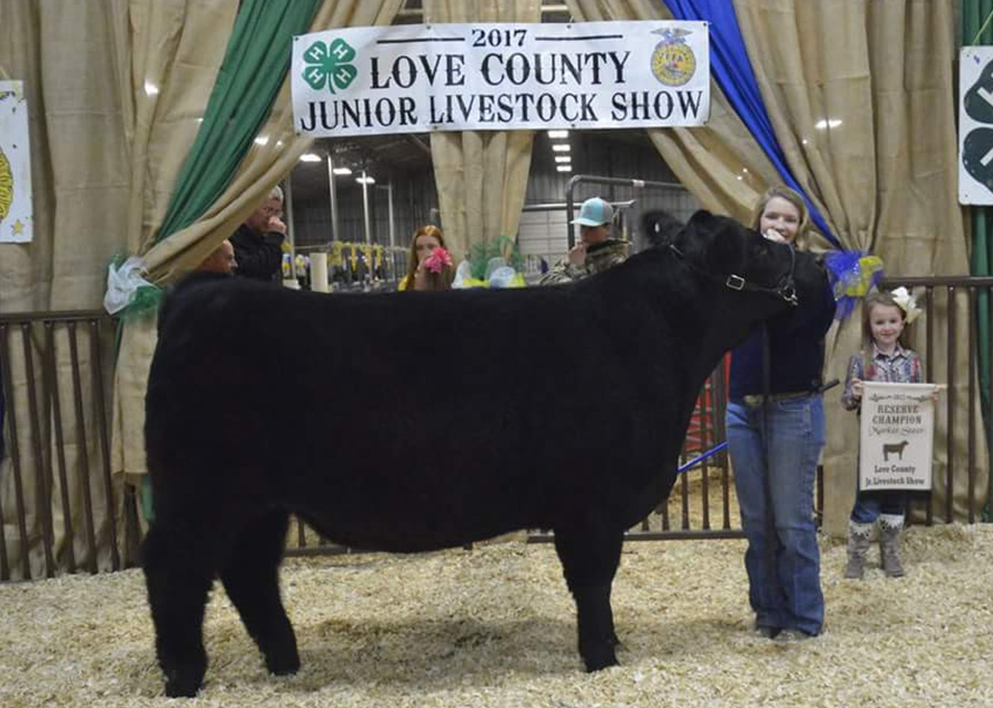 Reserve Grand Champion Steer2017 Love County Jr Livestock ShowShown By: Abigail Nunn