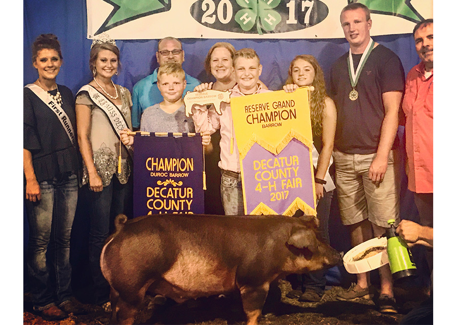 Reserve Grand Champion2017 Decatur County 4-H FairBraden AmRhein