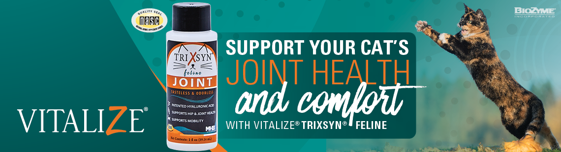 Support your Cat’s Joint Health and Comfort with Vitalize® Trixsyn® Feline
