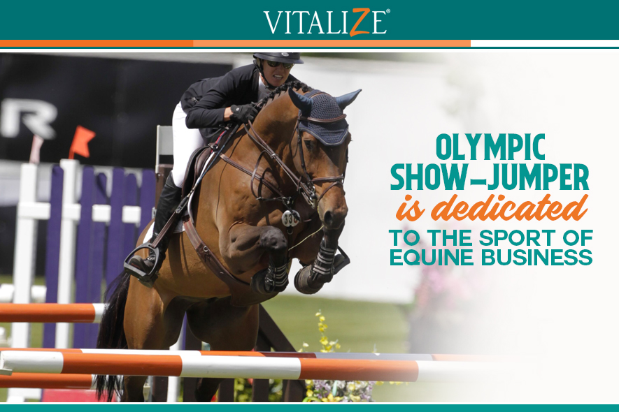 Olympic ShowJumper is Dedicated to the Sport of Equine Business Vitalize