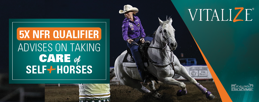 Emily Beisel, Five-Time NFR Qualifier Advises on Taking Care of Self,  Horses - Vitalize