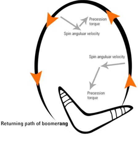 Returning boomerang graphic - Care that comes full circle